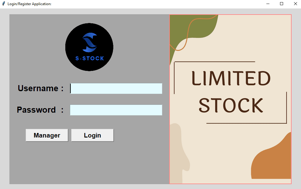 Screenshot 1 of SStock Manager — Inventory Management System